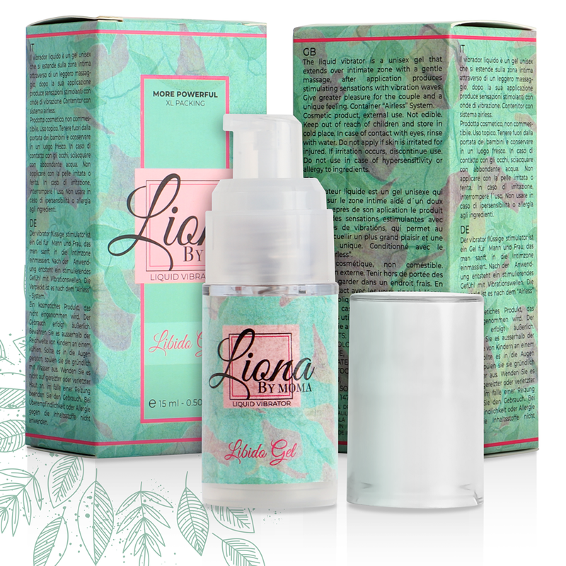 Comprar Liona By Moma Vibrador Líquido Libido Gel 15 Ml – Gel Estimulante Para Sensaciones Intensas-Noxtic