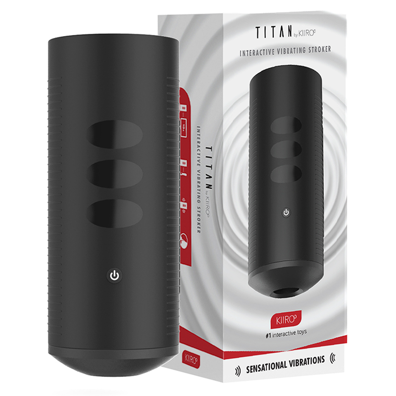 Comprar KIIROO Titan – Masturbador Interactivo Con Vibración Sensible Al Tacto-Noxtic