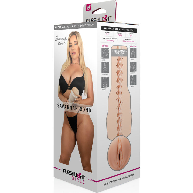 Comprar Fleshlight Girls Savannah Bond – Juguete Erótico Con Textura Interna Innovadora-Noxtic