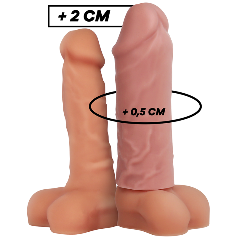 Comprar VIRILXL Extensión De Pene Liquid Silicone V3 Natural – Aumento De Grosor Y Longitud Para Mayor Placer-Noxtic