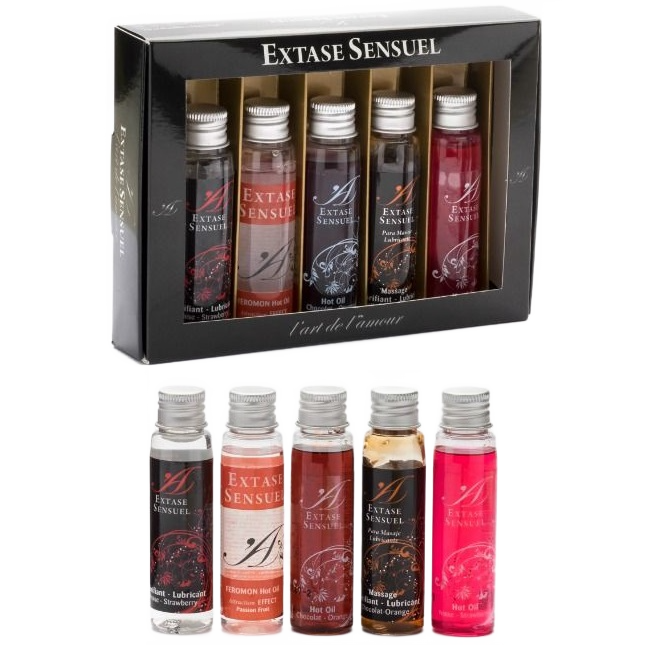 Comprar Extase Sensual Cofre Truco o Trato – Kit de Aceites Calientes con Sabores Atractivos-Noxtic