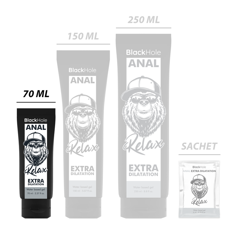 Comprar BLACK HOLE Gel Base Agua 70 ML – Lubricante Anal Hidratante Para Placer Confiable-Noxtic