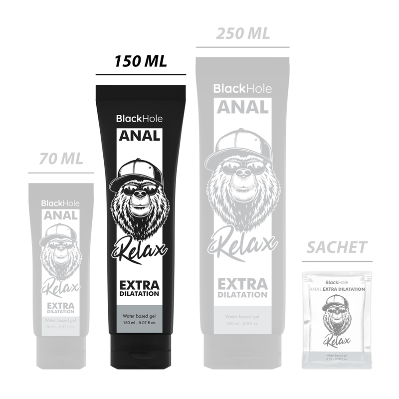Comprar Black Hole Gel Base Agua 150 Ml – Lubricante Ideal Para Placer Confiable y Sensación Suave-Noxtic