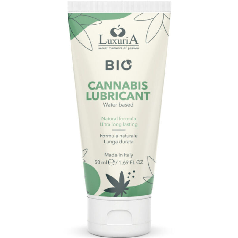 Comprar INTIMATELINE Luxuria Bio Lubricante Cannabis 50 ML – Lubricante Natural A Base De Agua Con Extracto De Semillas De Cáñamo-Noxtic