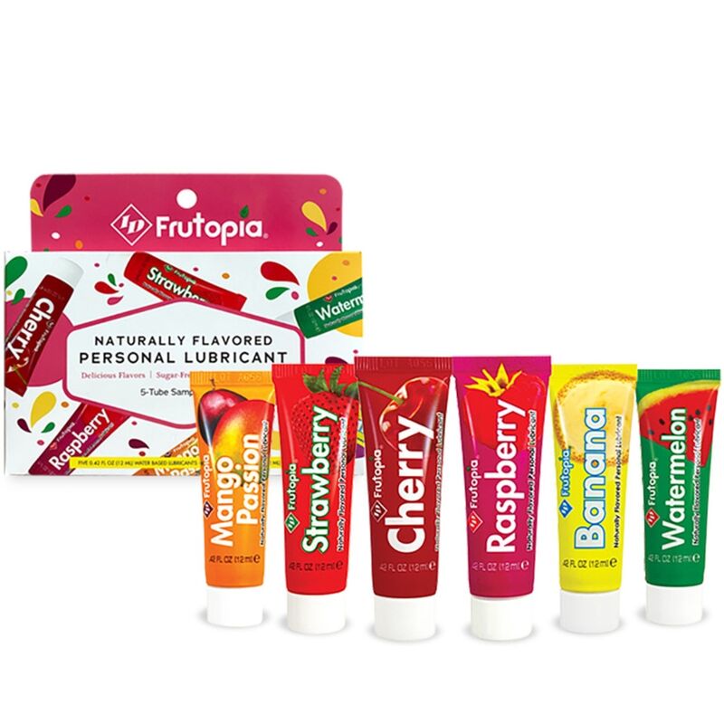 Comprar ID Frutopia Lubricante Surtido 5 Pack 12 ML – Sabores Naturales Para Una Experiencia Sensorial Placentera-Noxtic