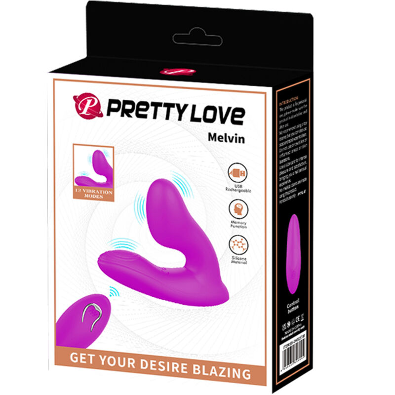 Comprar Pretty Love Melvin – Masajeador Con Control Remoto Para Placer Personalizado-Noxtic