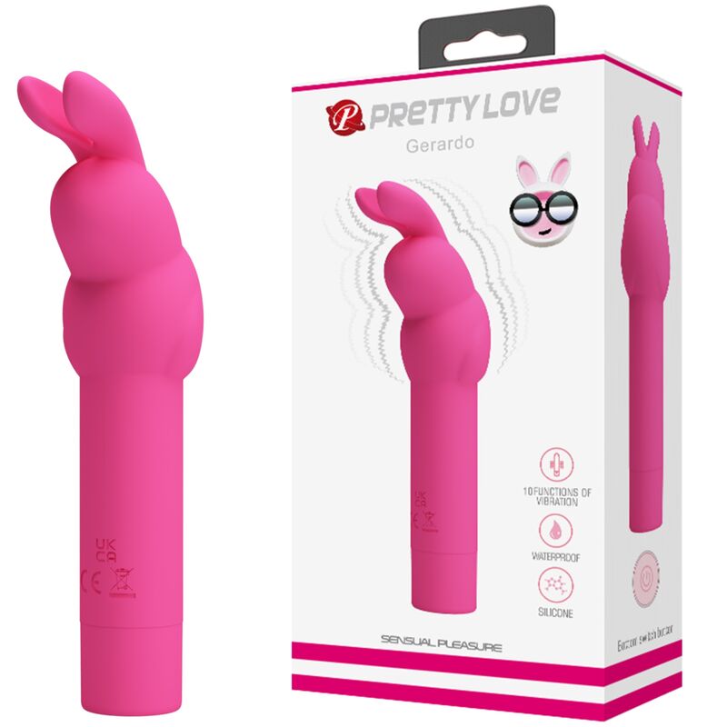 Comprar Pretty Love Gerardo Vibrador De Silicona Fucsia – Diseño Ergonómico Con Material Hipoalergénico-Noxtic