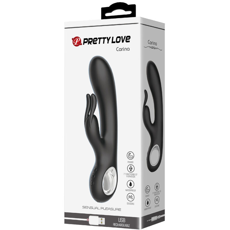 Comprar PRETTY LOVE Carina Vibrador Conejito – Diseño Recargable Para Placer Sensorial Inigualable-Noxtic