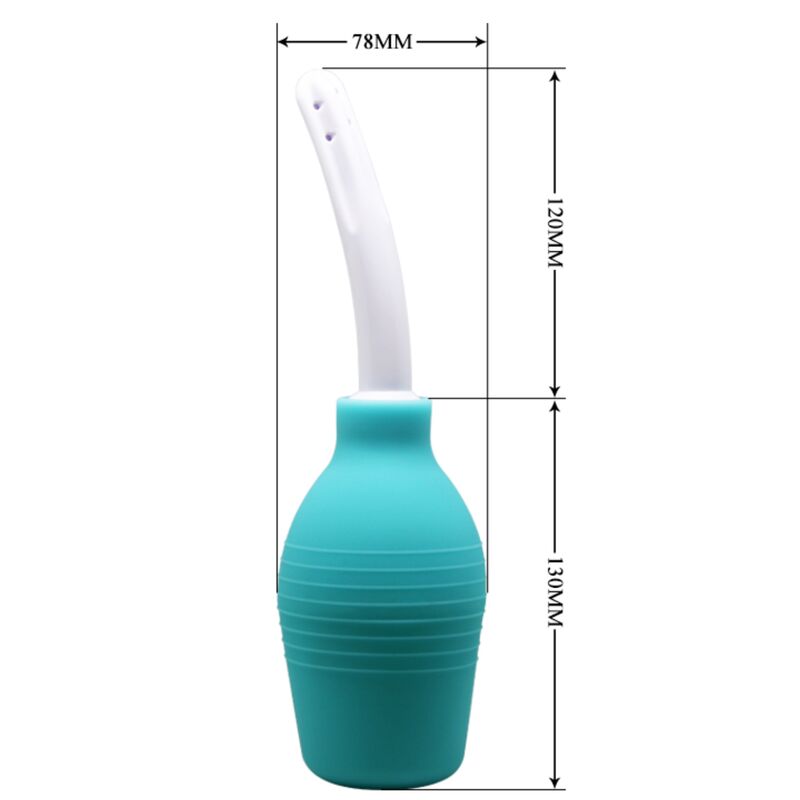 Comprar MR PLAY Pera Anal Ducha De Goma Azul – Diseño Elegante Para Experiencia De Bienestar-Noxtic
