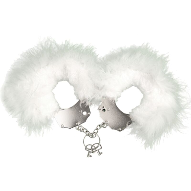 Comprar ADRIEN LASTIC Esposas Metal Con Plumas Blancas – Accesorio Elegante Para Juegos de Pareja-Noxtic