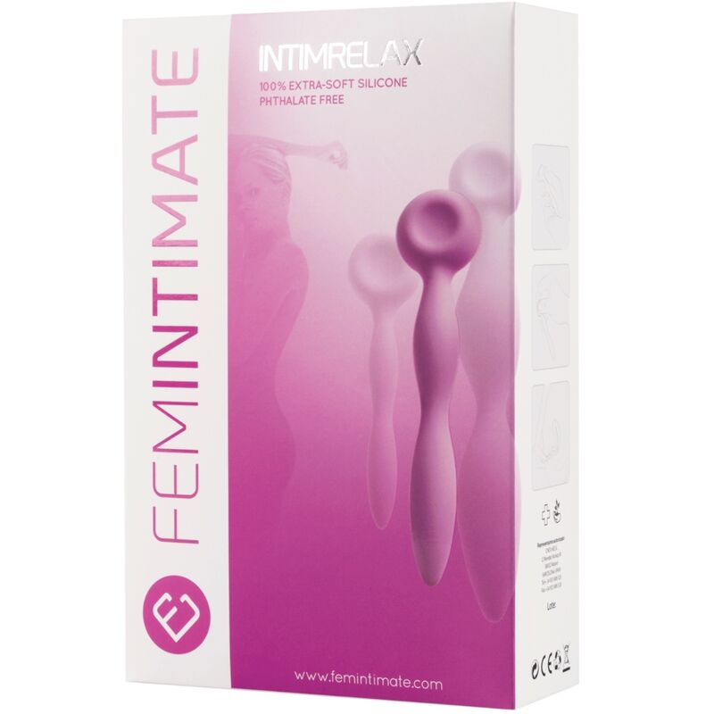 Comprar FEMINTIMATE Intimrelax Set 3 Dilatadores – Conjunto Innovador Para Explorar Tu Placer Íntimo-Noxtic