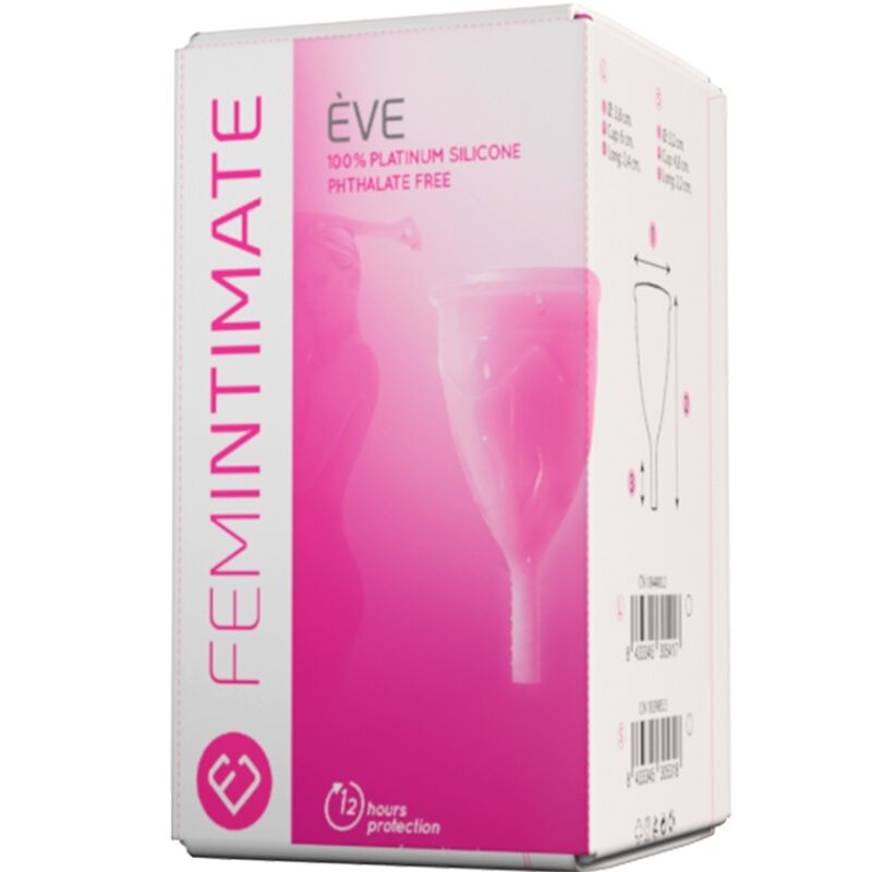 Comprar FEMINTIMATE EVE Copa Menstrual Talla S – Silicona Hipoalergénica Para Comodidad Diaria-Noxtic