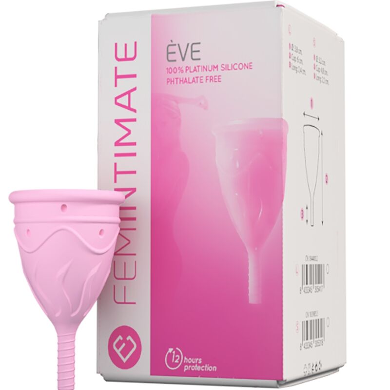 Comprar FEMINTIMATE Copa Menstrual EVE Talla L – Silicona Hipoalergénica Para Comodidad Diaria-Noxtic