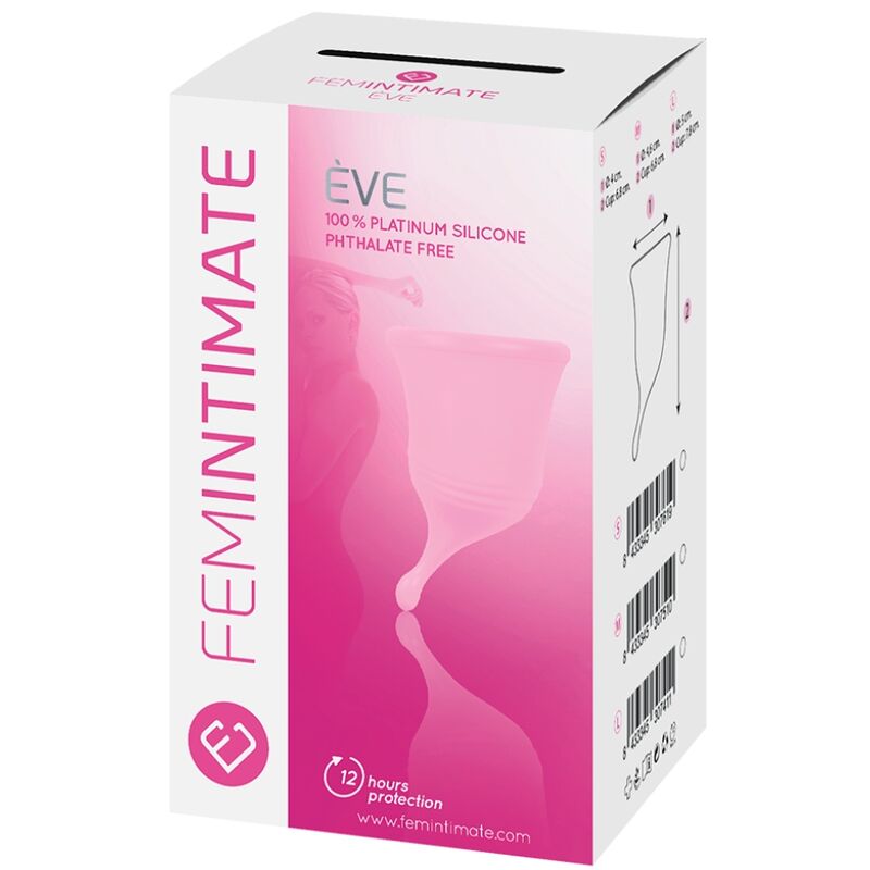 Comprar FEMINTIMATE Copa Menstrual Eve Talla L – Silicona Médica Ecológica Para Comodidad Durante Tu Ciclo-Noxtic