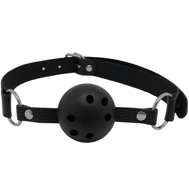 Comprar ALIVE Mordaza Transpirable Negra – Diseño Confortable Para Placer Discreto-Noxtic
