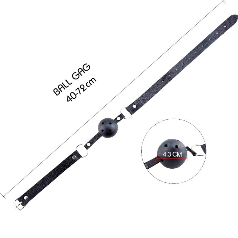 Comprar ALIVE Mordaza Transpirable Negra – Diseño Confortable Para Placer Discreto-Noxtic