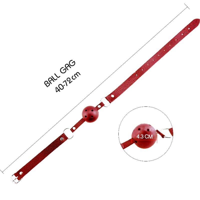 Comprar ALIVE Mordaza Transpirable Roja – Accesorio Elegante Para Comodidad y Estilo-Noxtic