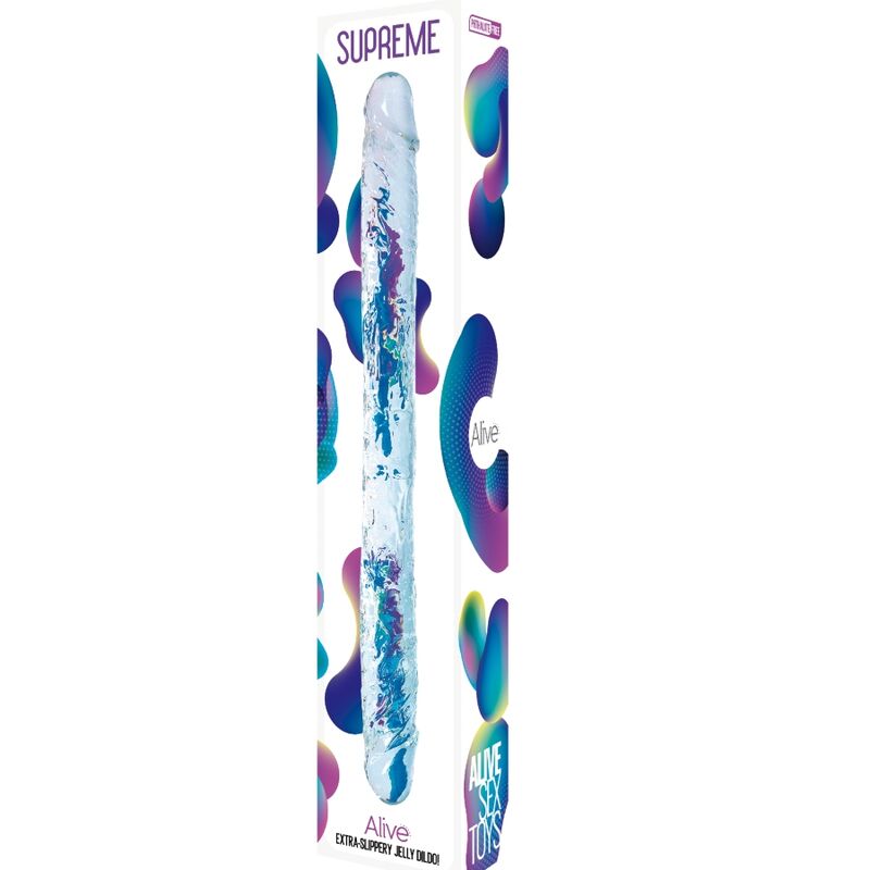 Comprar ALIVE Supreme Doble Transparente 38.5 CM – Dildo Realista Para Exploración Sensorial-Noxtic