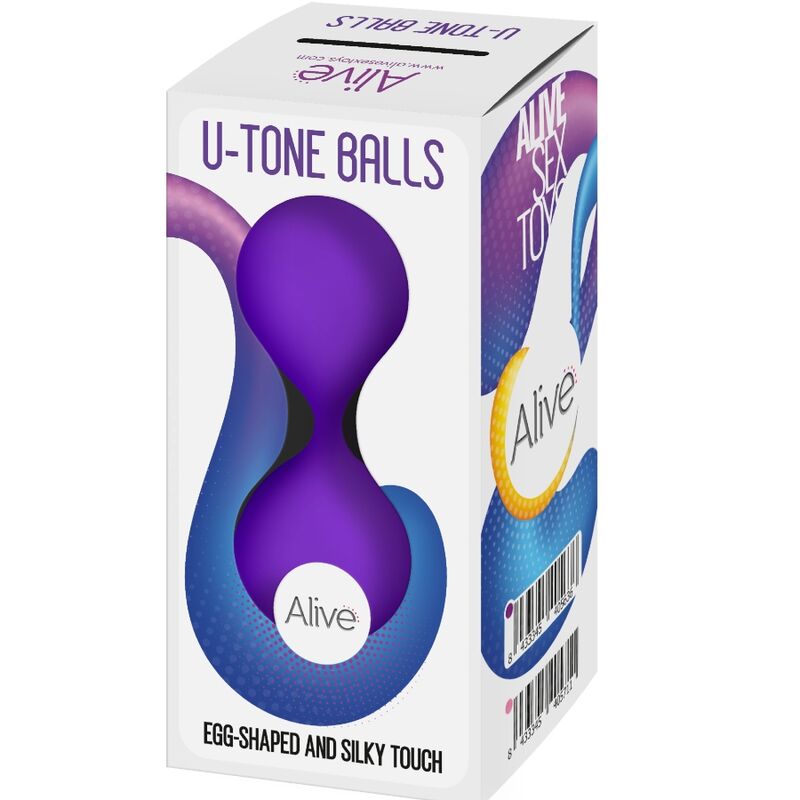 Comprar ALIVE U Tone Bolas Violeta – Bolas Chinas Para Fortalecer Músculos Pélvicos-Noxtic