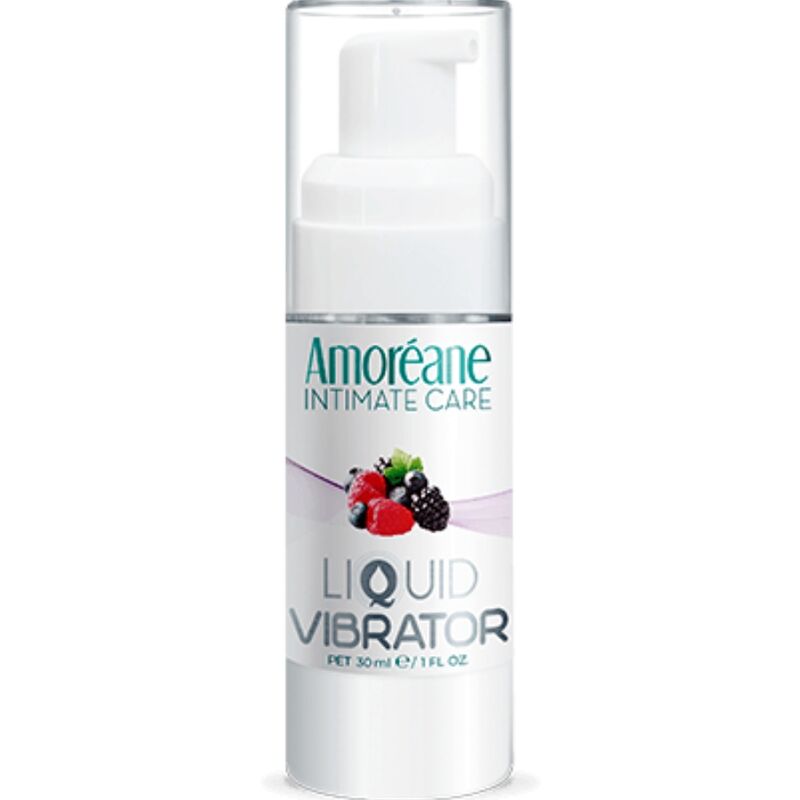 Comprar AMOREANE Líquido Vibrador Frutos Rojos 30 ml – Gel Con Extractos Naturales Para Elevación Del Placer-Noxtic