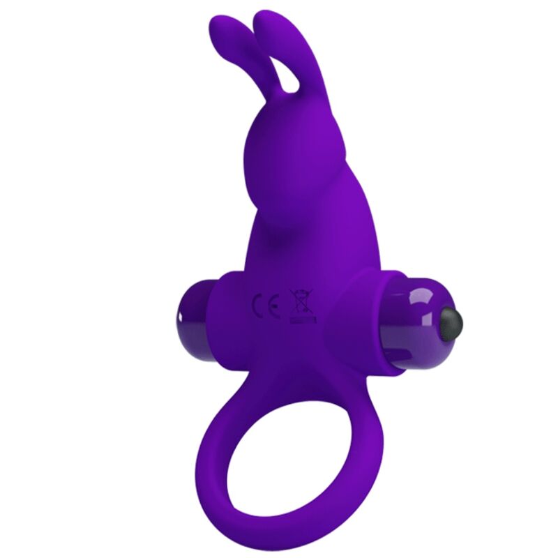 Comprar Pretty Love Anillo Vibrador Conejo Morado – Juguete Con 10 Funciones De Vibración Para Placer Compartido-Noxtic