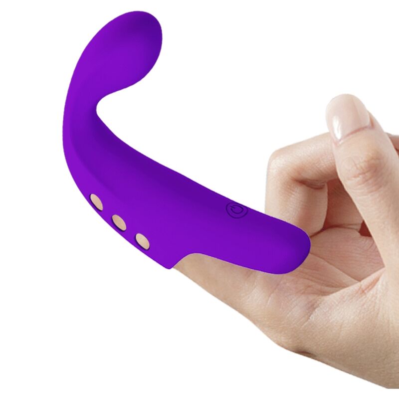 Comprar Pretty Love Gorgon Vibrador De Dedo Recargable Morado – Diseño Compacto Para Placer Personal Elegante-Noxtic