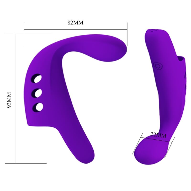 Comprar Pretty Love Gorgon Vibrador De Dedo Recargable Morado – Diseño Compacto Para Placer Personal Elegante-Noxtic