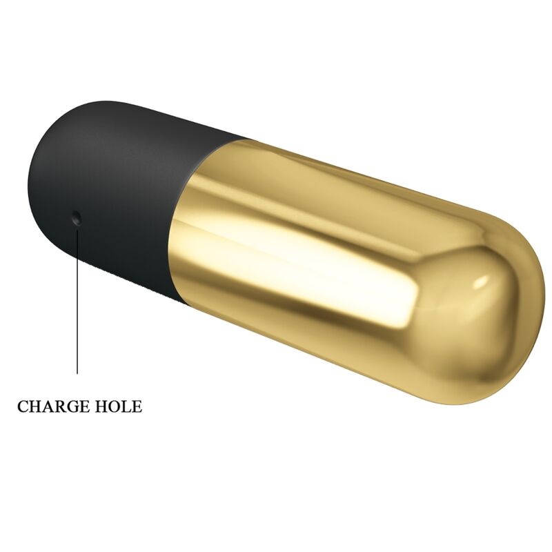 Comprar PRETTY LOVE Bala Vibrador Dorado – Juguete Recargable Con Diseño Elegante y Sutil-Noxtic