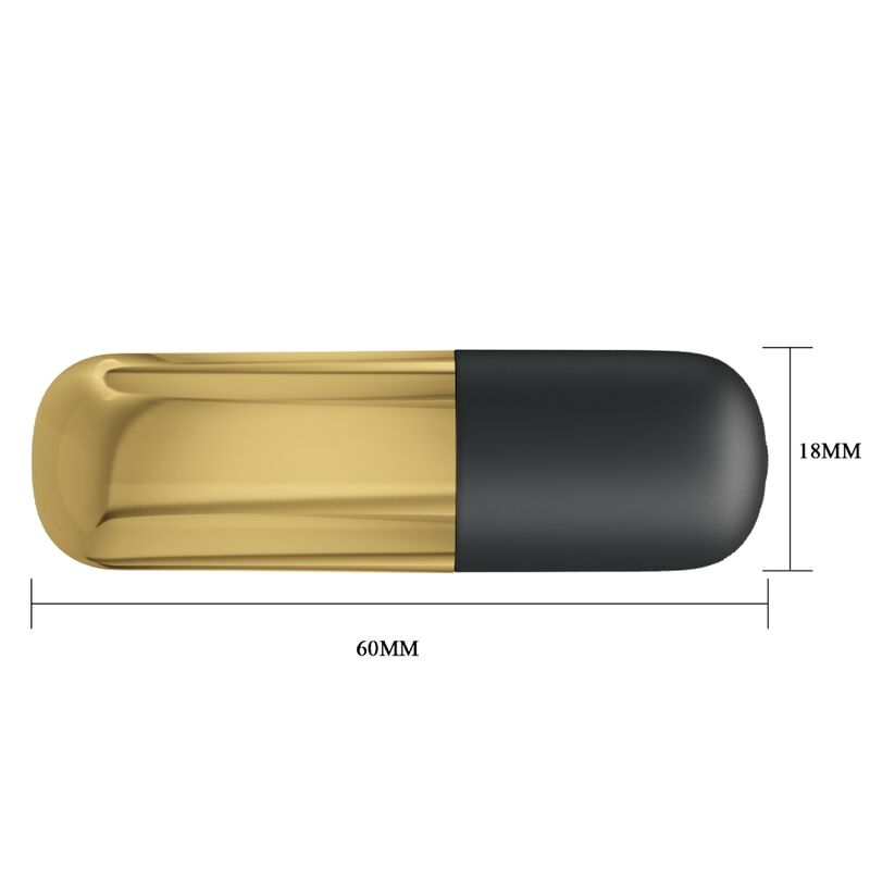 Comprar PRETTY LOVE Bala Vibrador Dorado – Juguete Recargable Con Diseño Elegante y Sutil-Noxtic