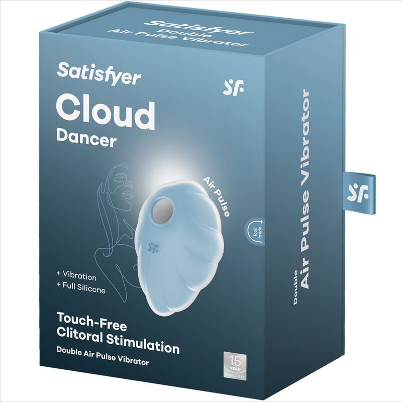Comprar Satisfyer Cloud Dancer Verde – Vibrador Air Pulse Con Diseño Innovador-Noxtic