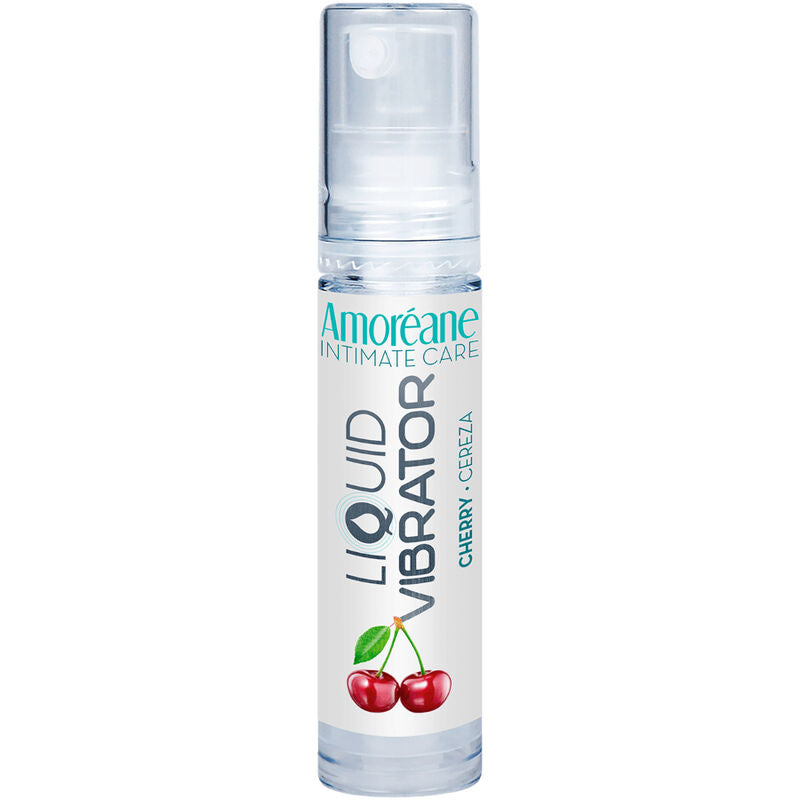 Comprar AMOREANE Líquido Vibrador Cereza 10 ML – Fórmula Natural Para Una Experiencia Sensorial Única-Noxtic