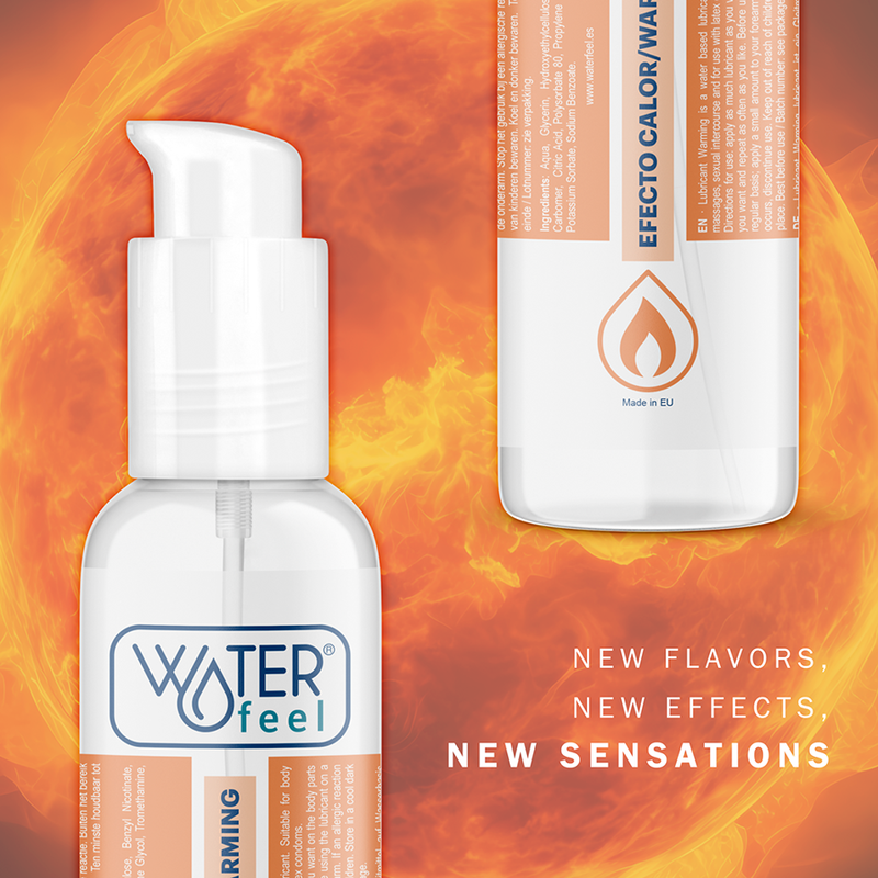Comprar WATERFEEL Lubricante Efecto Calor 150 ML – Sensación Sedosa Para Mayor Placer-Noxtic