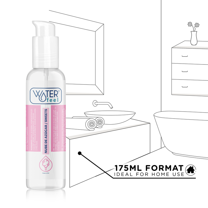 WATERFEEL - LUBRICANTE NUBE DE AZÚCAR 175 ML-WATERFEEL-Noxtic