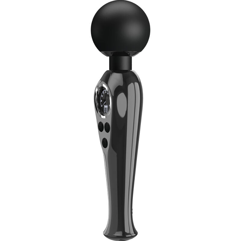 Comprar PRETTY LOVE Skyler Vibrador Wand Negro – Varita Ergonómica Con 10 Modos De Vibración-Noxtic