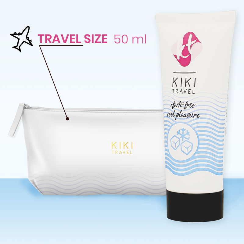 Comprar KIKÍ Travel Gel Deslizador Efecto Frío 50 Ml – Tacto Sedoso Con Sensación Refrescante-Noxtic