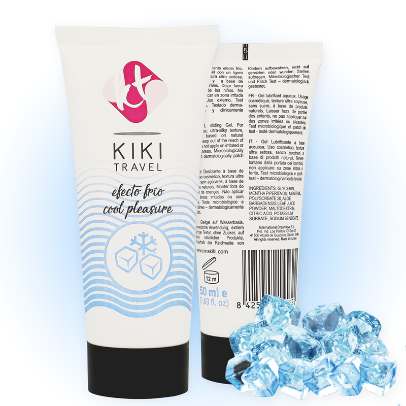 Comprar KIKÍ Travel Gel Deslizador Efecto Frío 50 Ml – Tacto Sedoso Con Sensación Refrescante-Noxtic
