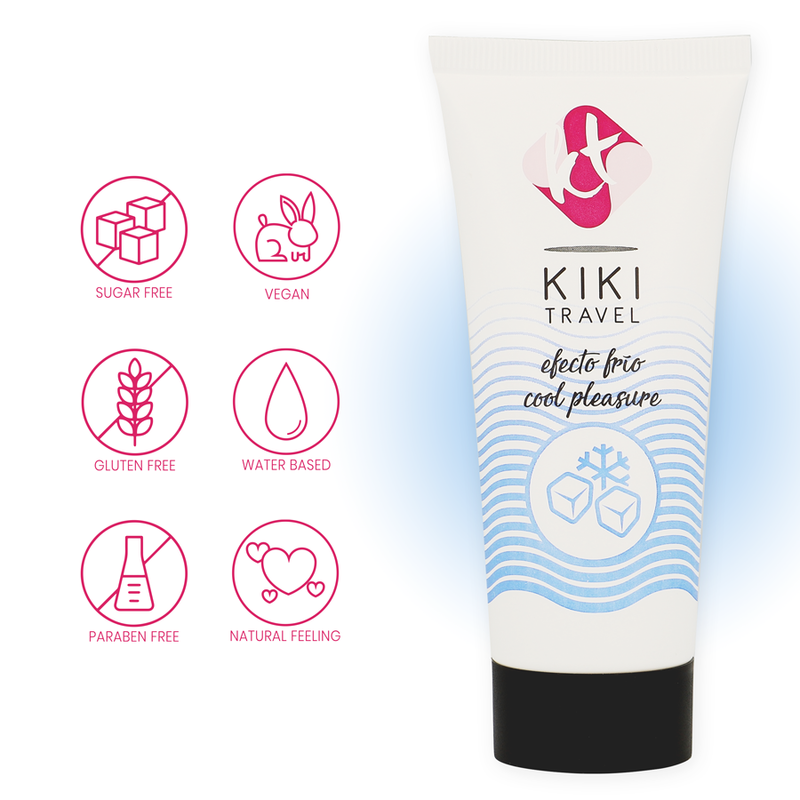 Comprar KIKÍ Travel Gel Deslizador Efecto Frío 50 Ml – Tacto Sedoso Con Sensación Refrescante-Noxtic