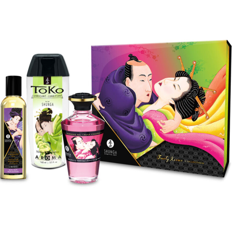 Comprar SHUNGA Kit Fruity Kisses Collection – Experiencia Sensorial Con Sabor Frutal Para Momentos Íntimos-Noxtic