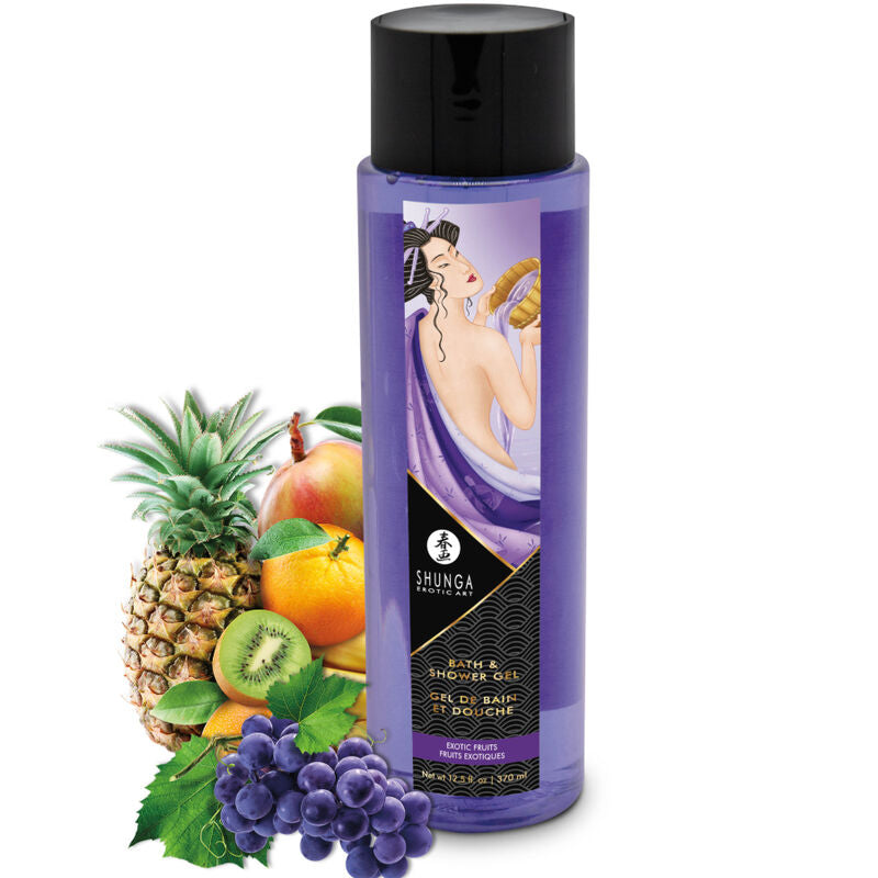 Comprar SHUNGA Gel De Baño Y Ducha Frutas Exóticas 370 Ml – Hidratante Con Aceites Vegetales Y Vitamina E-Noxtic