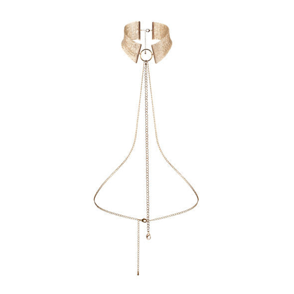 Comprar BIJOUX Désir Métallique Collar Dorado – Accesorio Ajustable Para Estilo Elegante-Noxtic