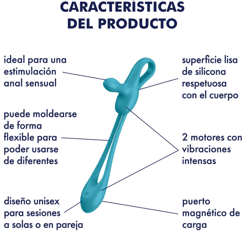 Comprar Satisfyer Plug And Play 1 – Vibrador Flexible Con Diseño Adaptable Para Placer Personalizado-Noxtic