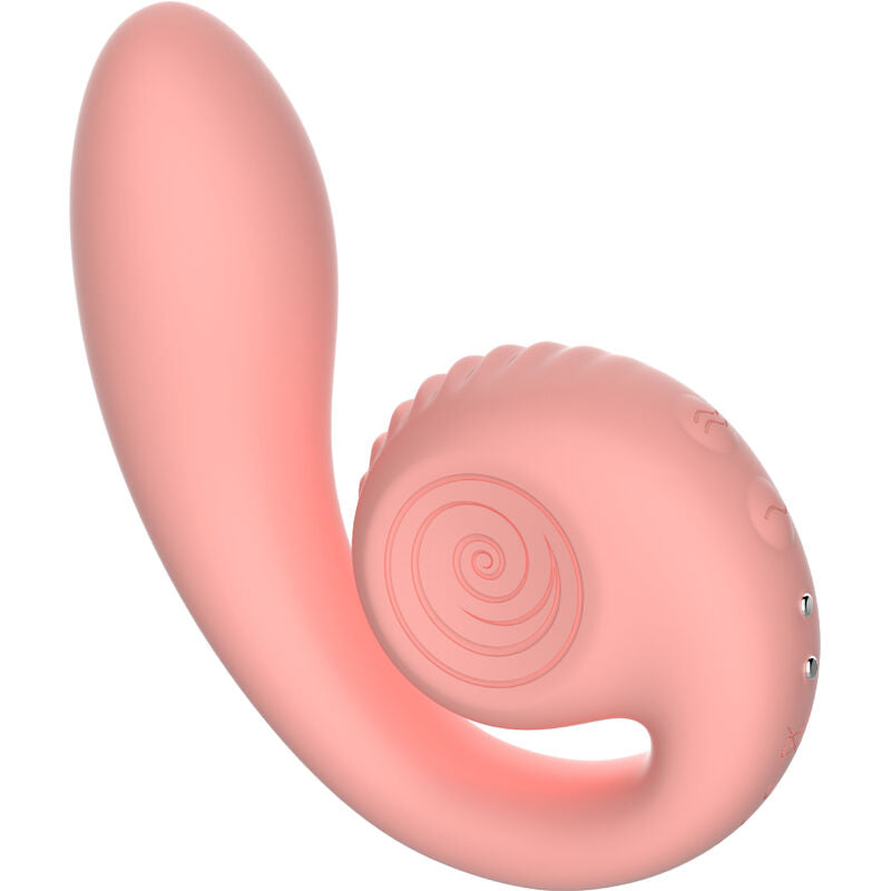 Comprar Snail Vibe Gizi Estimulador Dual Rosa – Estimulador Con Diseño Ergonómico Y Curvado-Noxtic