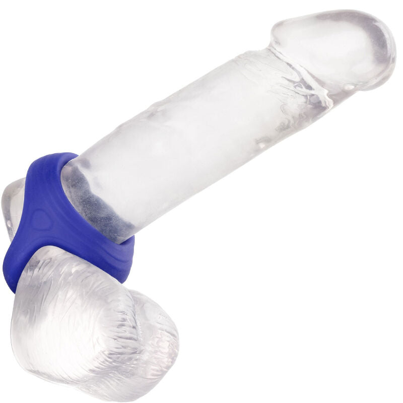 Comprar CALEXOTICS Admiral Cock Ball Doble Anillo Azul – Soporte Doble Con Silicona Premium Para Mayor Comodidad-Noxtic