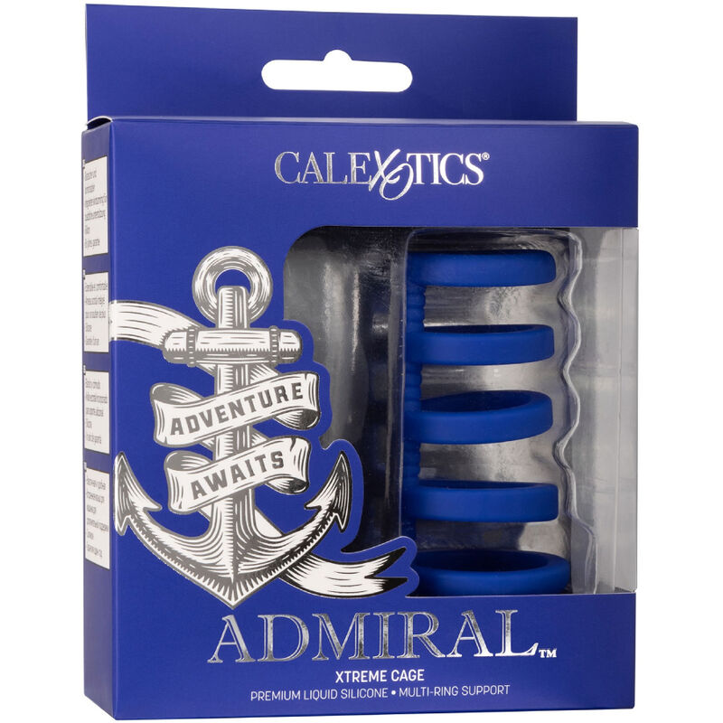 Comprar CALEXOTICS Admiral Jaula Xtreme Azul – Diseño Innovador Para Mayor Comodidad Y Soporte-Noxtic