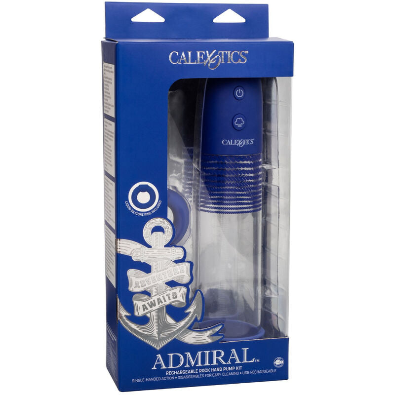 Comprar CALEXOTICS Admiral Kit – Bomba Recargable Con Diseño Automático Para Bienestar Sexual-Noxtic