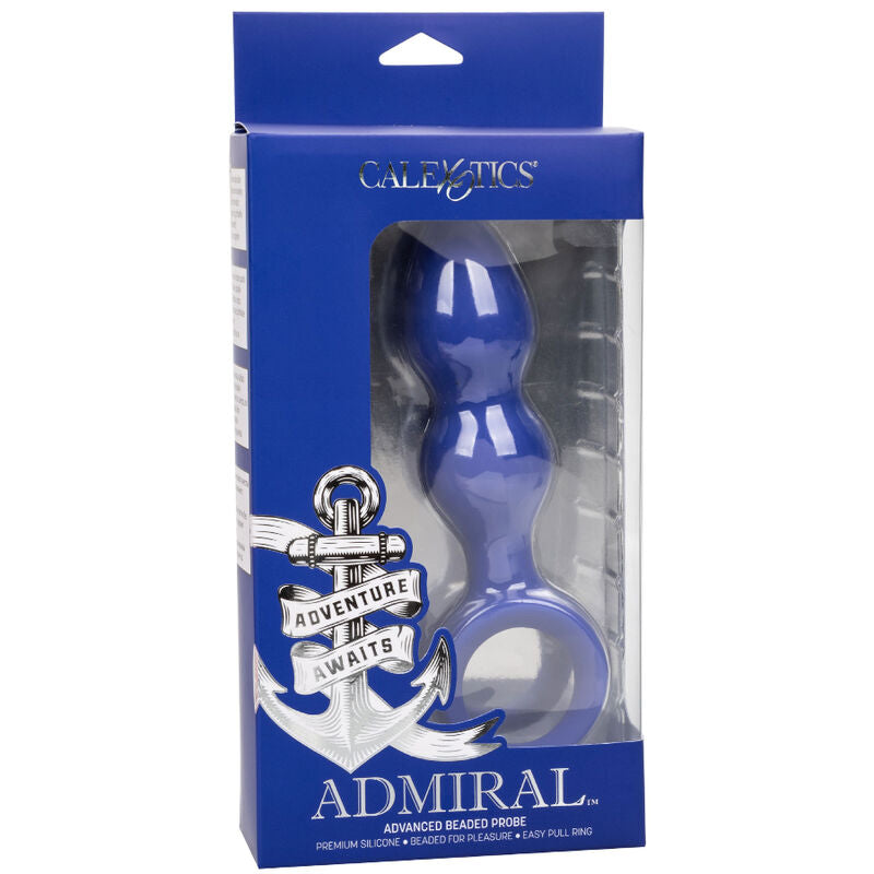 Comprar CALEXOTICS Admiral Plug Anal Avanzado Azul – Silicona Médica Suave Para Comodidad Óptima-Noxtic