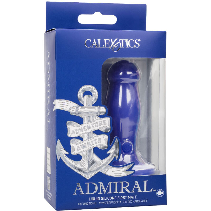Comprar CALEXOTICS Admiral First Mate Plug Anal – Vibrador De Silicona Suave Para Placer Intimo-Noxtic
