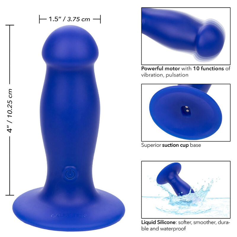 Comprar CALEXOTICS Admiral First Mate Plug Anal – Vibrador De Silicona Suave Para Placer Intimo-Noxtic