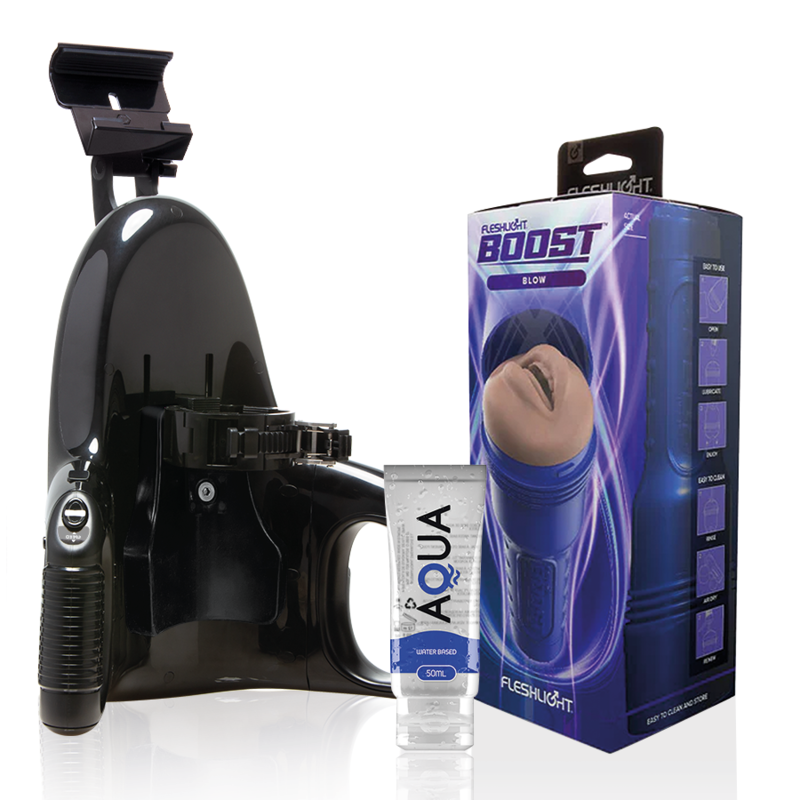 Comprar Fleshlight Blow LM Flesh RP Con Universal Launch – Kit Innovador Para Una Experiencia Erótica Inigualable-Noxtic