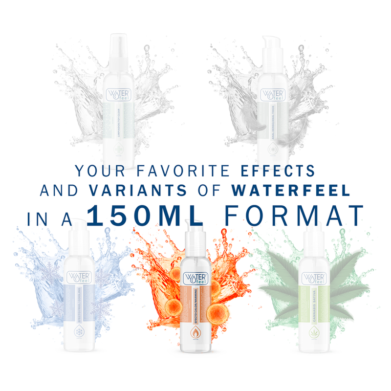 Comprar WATERFEEL Lubricante Efecto Calor 150 ML – Sensación Sedosa Para Mayor Placer-Noxtic